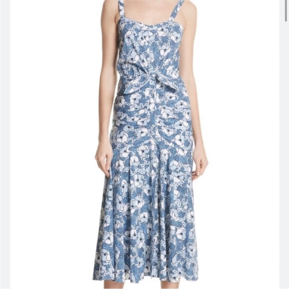 VERONICA BEARD MARENA RUCHED WAIST SUNDRESS